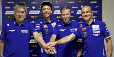 Rossi and Yamaha Management